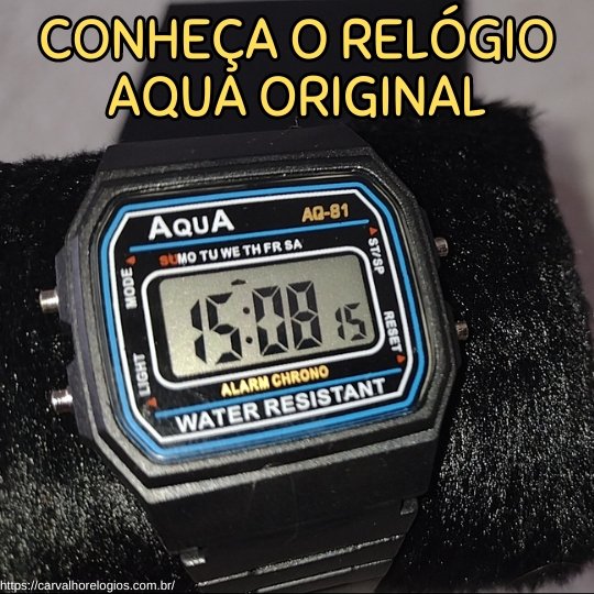 Conheça o relogio Aqua