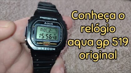 O relogio Aqua GP-519 combina resistência à água até 3 ATM, alarme diário, cronômetro e luz noturna, sendo ideal para uso diário. Sua pulseira confortável e design robusto garantem durabilidade e estilo. O relogio Aqua GP-519 combina resistência à água até 3 ATM, alarme diário, cronômetro e luz noturna, sendo ideal para uso diário. Sua pulseira confortável e design robusto garantem durabilidade e estilo.