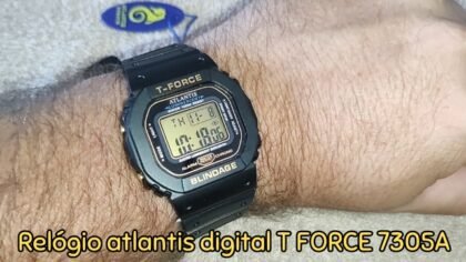 Relógio atlantis digital T FORCE 7305A quadrado modelo grande. Relógio atlantis digital T FORCE 7305A quadrado modelo grande.