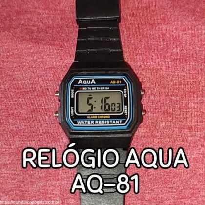 relógio Aqua AQ-81 relógio Aqua AQ-81
